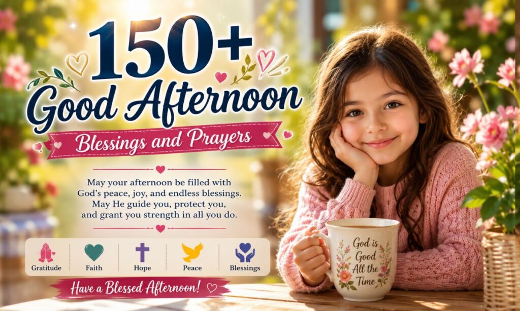 150+ Good Afternoon Blessings and Prayers