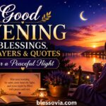 150+ Good Evening Blessings, Prayers & Quotes for a Peaceful Night