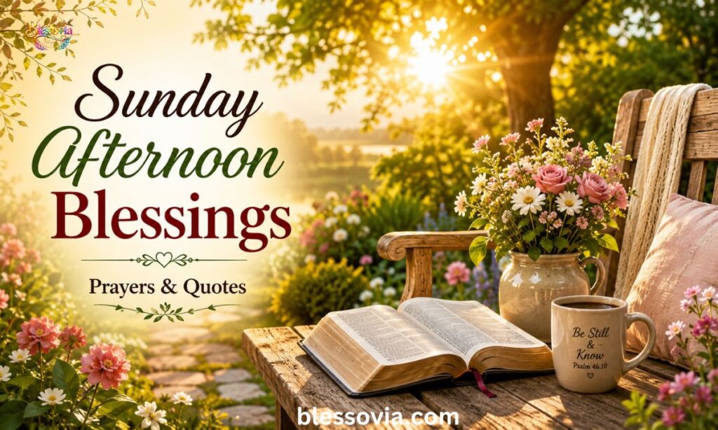 90+ Sunday Afternoon Blessings, Prayers & Quotes (With Images)