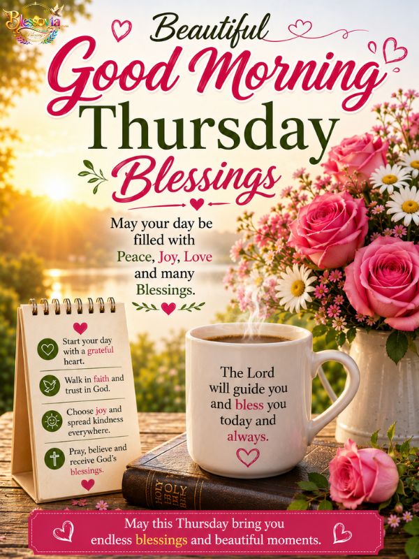 Beautiful Good Morning Thursday Blessings