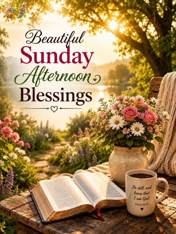 Beautiful Sunday Afternoon Blessings