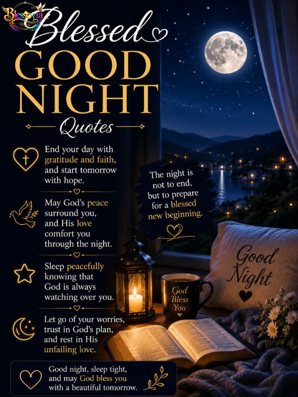 Blessed Good Night Quotes