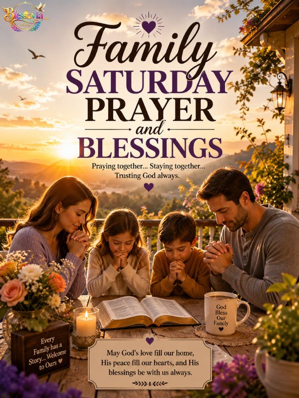 Family Saturday Prayer and Blessings