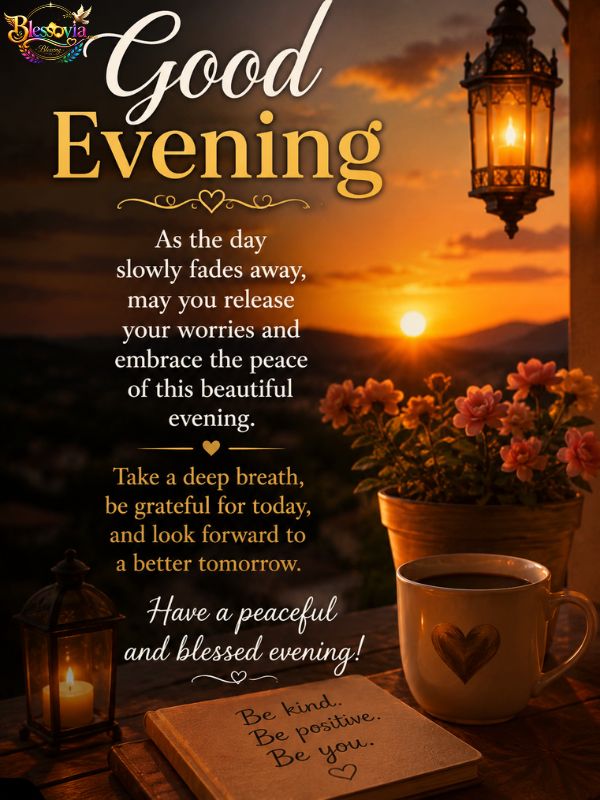 Good Evening Blessings Quotes
