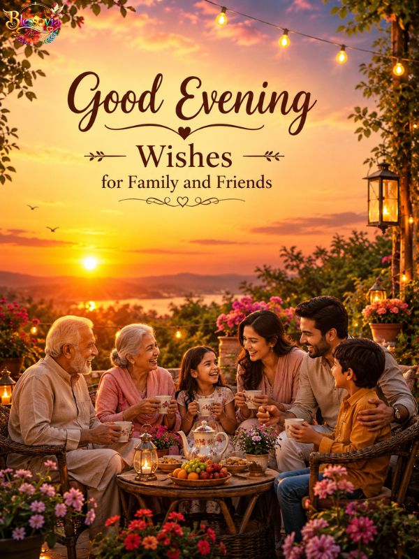 Good Evening Wishes for Family and Friends