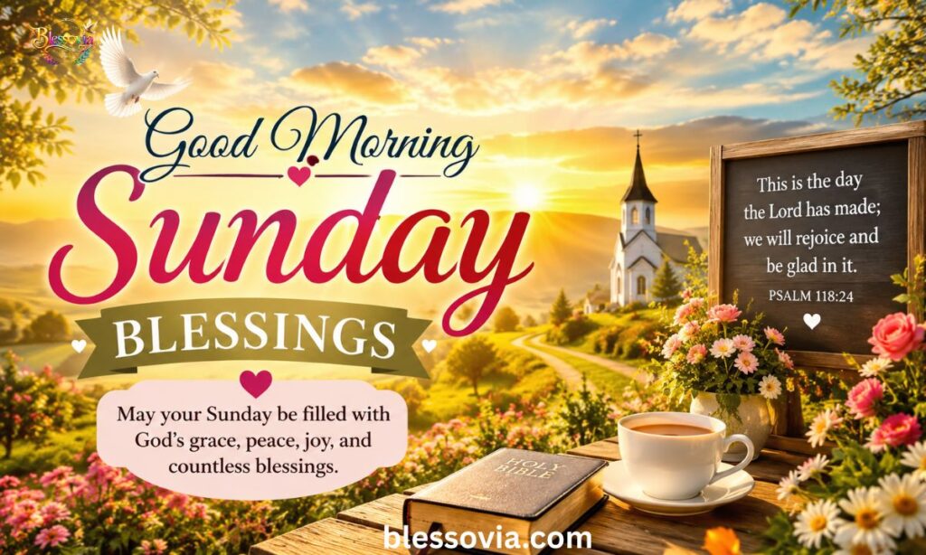 Good Morning Sunday Blessings 120+ Quotes, Prayers & Bible Verses