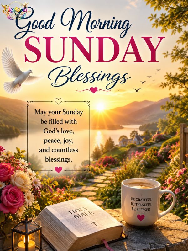 Beautiful Good Morning Sunday Blessings
