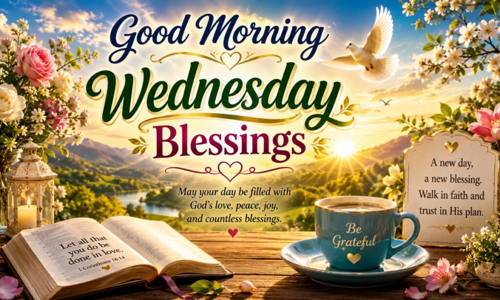 Good Morning Wednesday Blessings