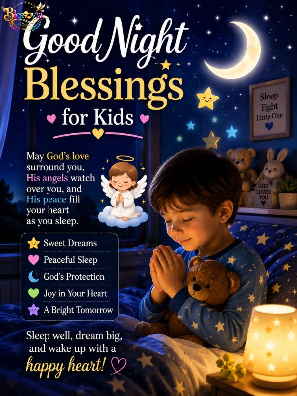 Good Night Blessings for Kids