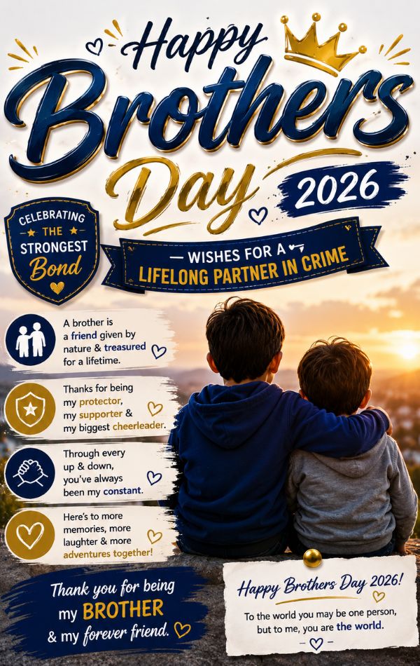 Happy Brothers Day 2026 Wishes