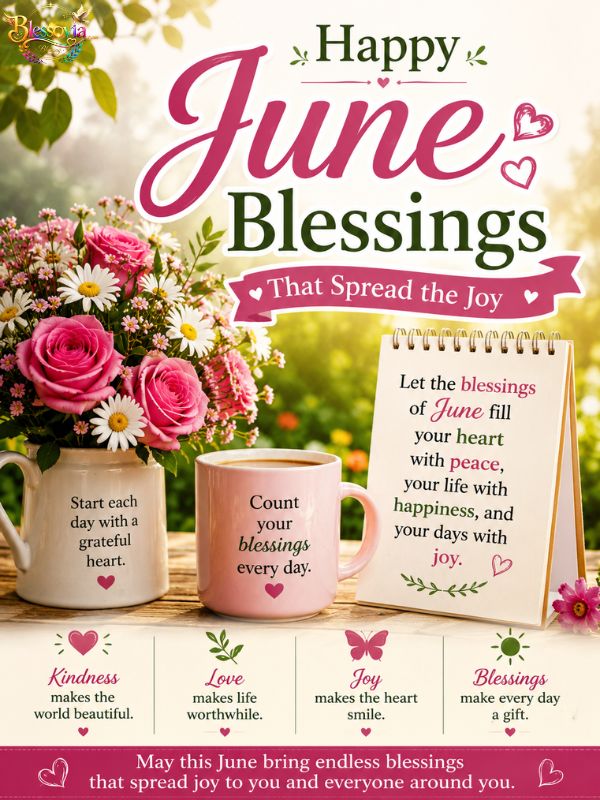 Happy June Blessings That Spread the Joy