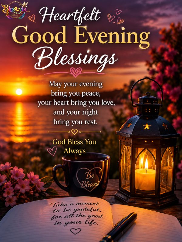 Heartfelt Good Evening Blessings