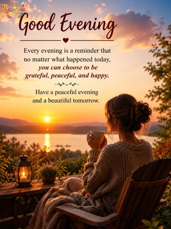 Inspirational Good Evening Quotes