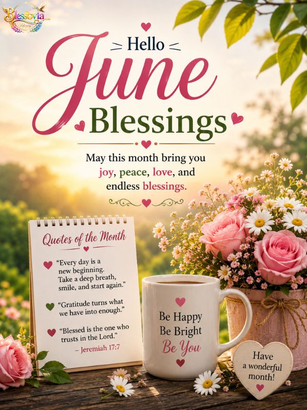 June Blessings Images and Quotes