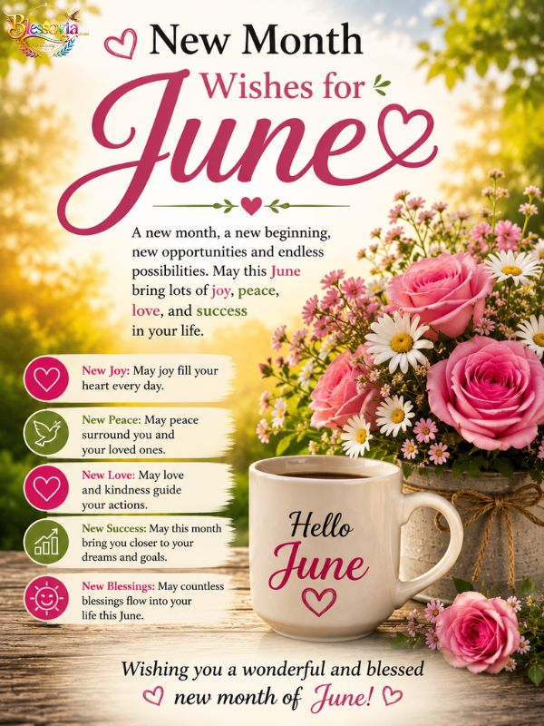 New Month Wishes for June