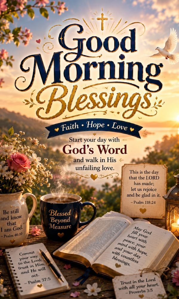 
Religious & Bible-Based Good Morning Blessings