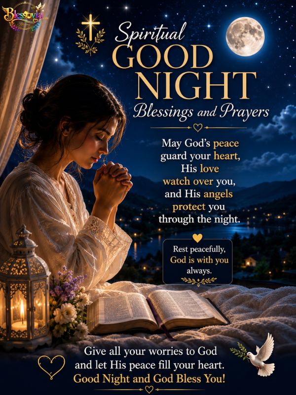 Good Night Blessings for Family and Friends