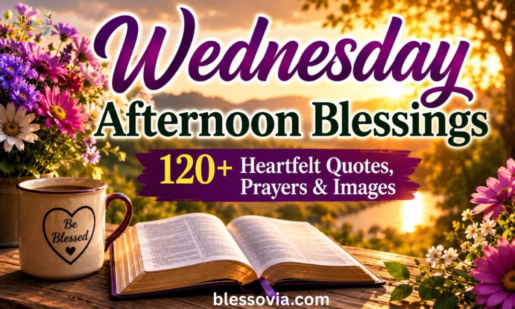 Wednesday Afternoon Blessings 120+ Heartfelt Quotes, Prayers & Images