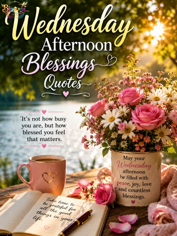Wednesday Afternoon Blessings Quotes