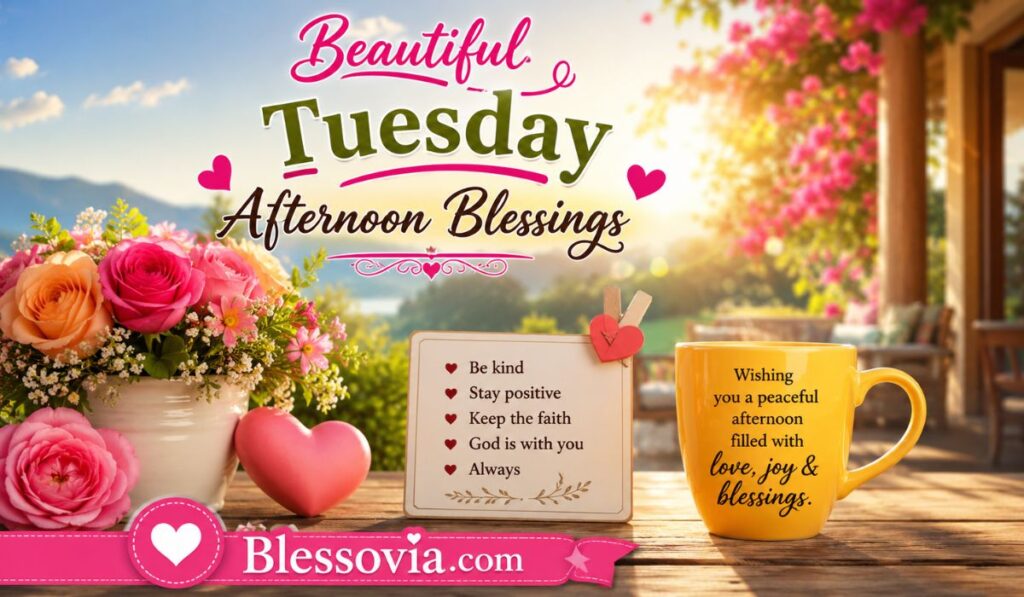 100+ Beautiful Tuesday Afternoon Blessings, Prayers & Quotes for Family & Friends (1)