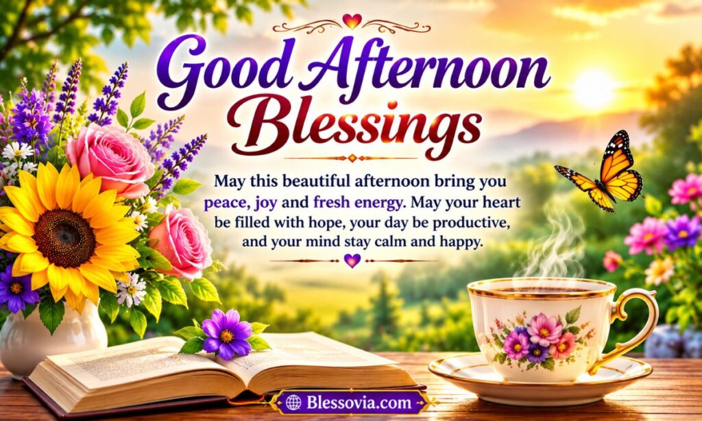 110+ Good Afternoon Blessings & Prayers to Brighten Someones Day
