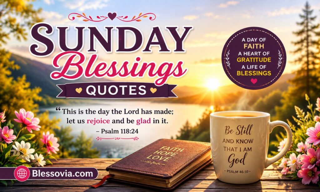 210+ Sunday Blessings Quotes, Prayers & Messages for Every Mood