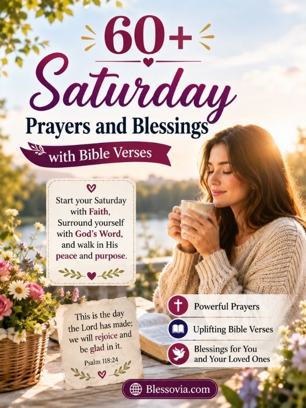 60+ Saturday Prayers and Blessings with Bible Verses