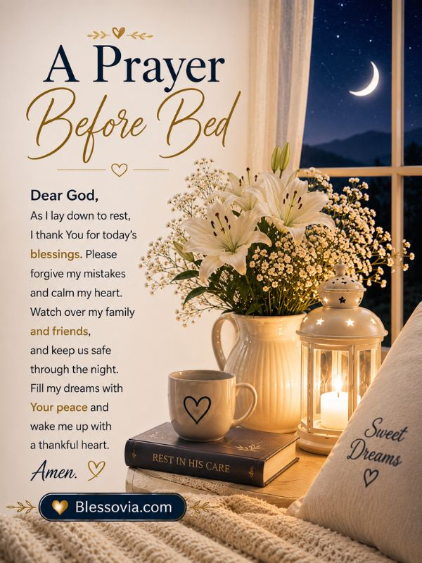 A Prayer Before Bed