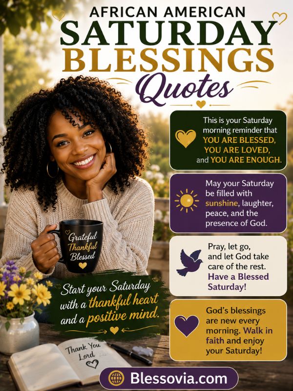 African American Saturday Blessings Quotes