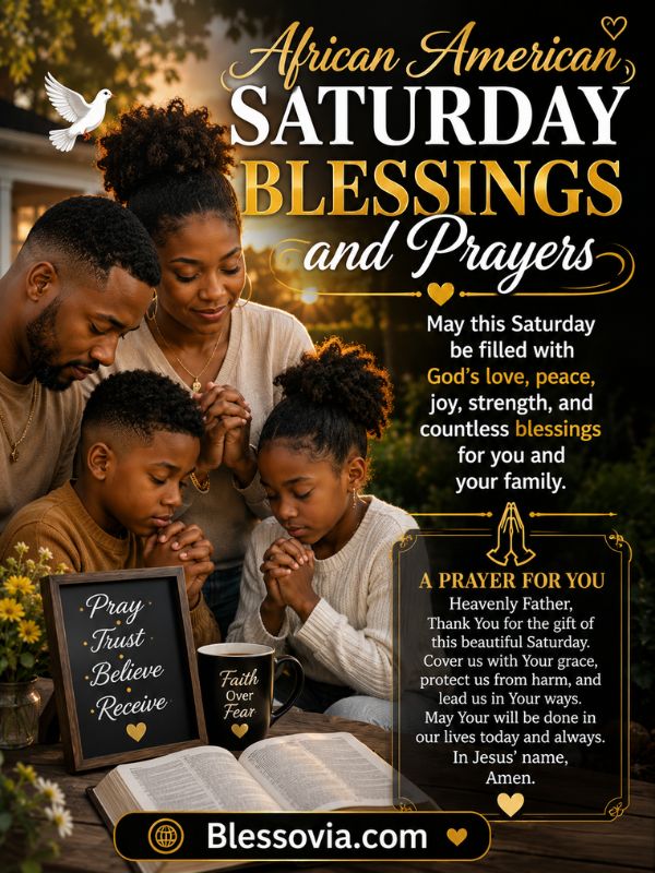 African American Saturday Blessings and Prayers