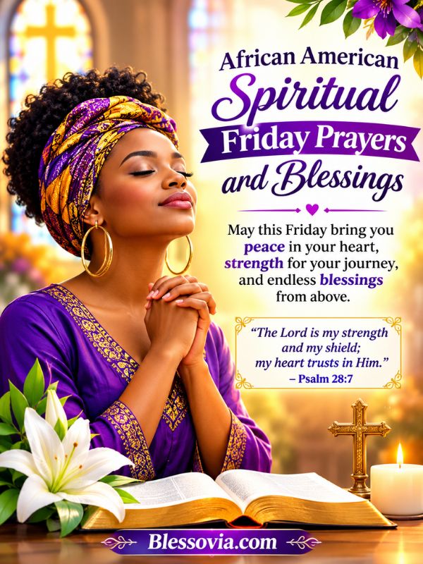 African American Spiritual Friday Prayers and Blessings