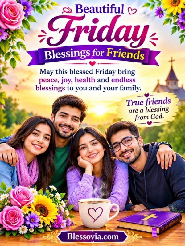 Beautiful Friday Blessings for Friends