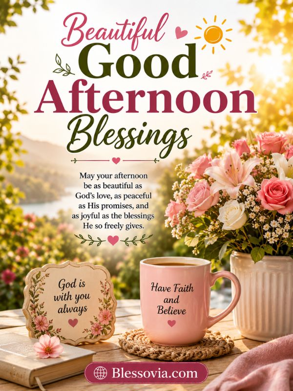 Beautiful Good Afternoon Blessings