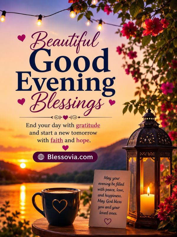 Beautiful Good Evening Blessings