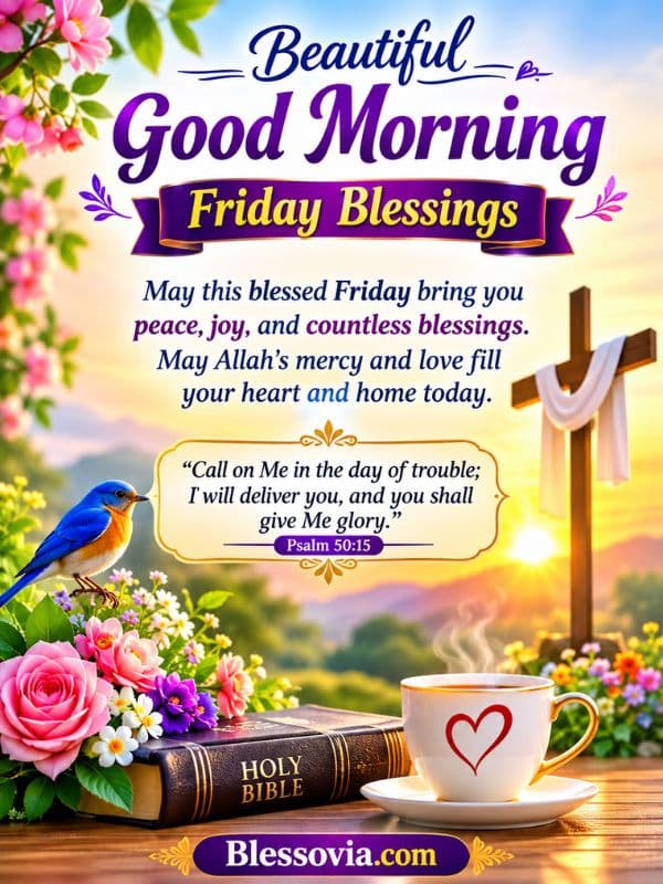 Beautiful Good Morning Friday Blessings