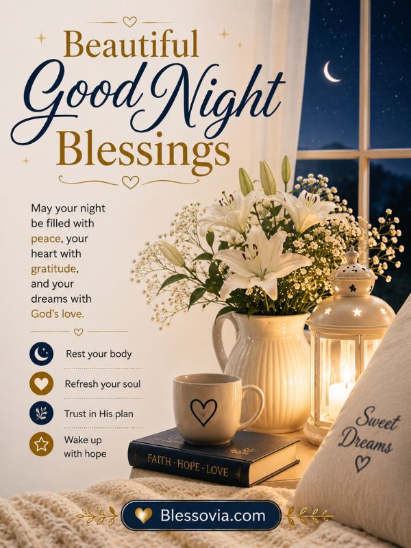 Beautiful Good Night Blessings