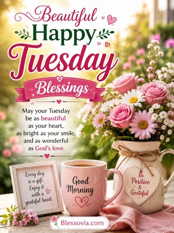 Beautiful Happy Tuesday Blessings