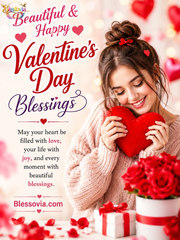Beautiful & Happy Valentine's Day Blessings.