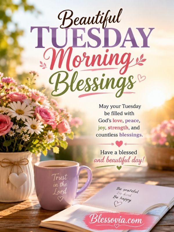 Beautiful Tuesday Morning Blessings