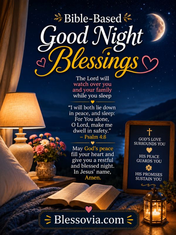 Bible-Based Good Night Blessings