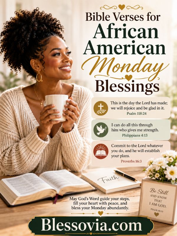 Bible Verses for African American Monday Blessings