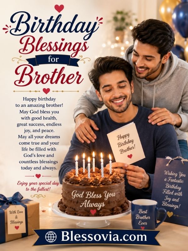 Birthday Blessings for Brother