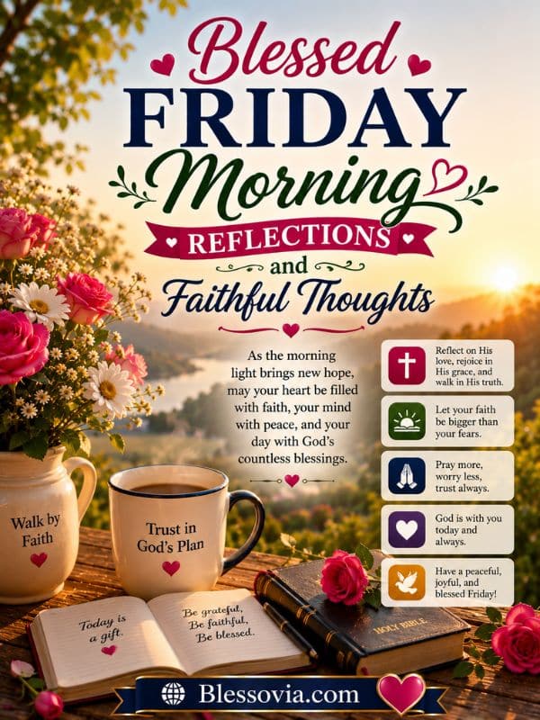 Blessed Friday Morning Reflections and Faithful Thoughts