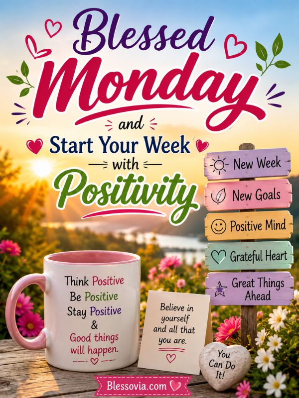 Blessed Monday and Start Your Week with Positivity