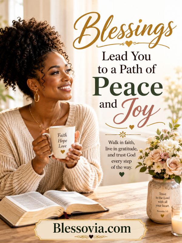 Blessings Lead You to a Path of Peace and Joy