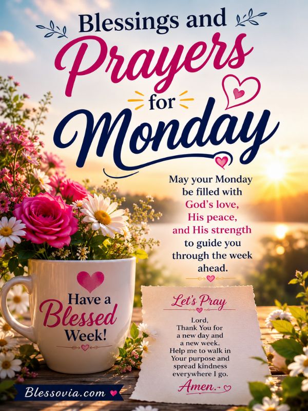 Blessings and Prayers for Monday