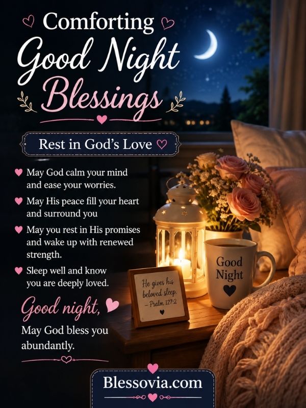 Comforting Good Night Blessings