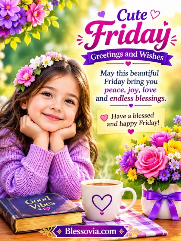 Cute Friday Greetings and Wishes