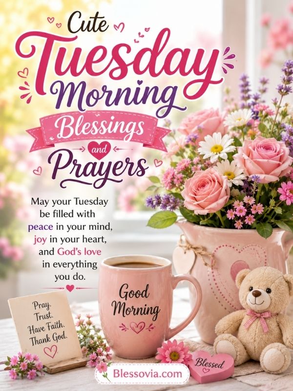Cute Tuesday Morning Blessings and Prayers