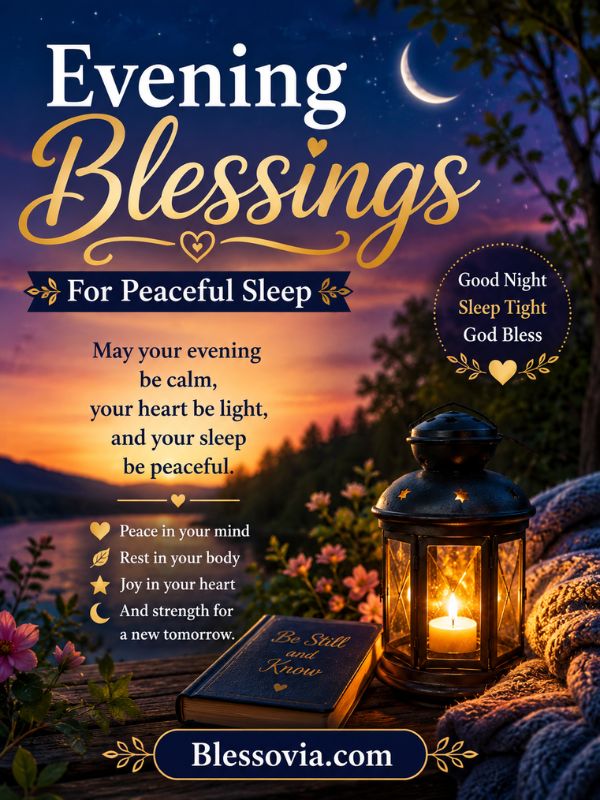 Evening Blessings for Peaceful Sleep